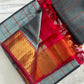 Manglagiri handloom pattu by cotton saree
