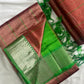 Manglagiri handloom pattu by cotton saree