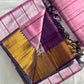Manglagiri handloom pattu by cotton saree