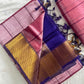 Manglagiri handloom pattu by cotton saree