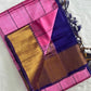 Manglagiri handloom pattu by cotton saree