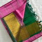 Manglagiri handloom pattu by cotton saree