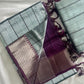 Manglagiri handloom pattu by cotton saree