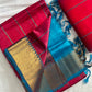 Manglagiri handloom pattu by cotton saree