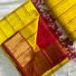 Manglagiri handloom pattu by cotton saree