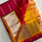 Manglagiri handloom pattu by cotton saree