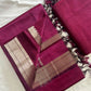 Mangalagiri Handloom Pattu by Cotton Saree