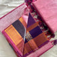 Mangalagiri Handloom Pattu by Cotton Saree