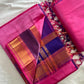 Mangalagiri Handloom Pattu by Cotton Saree
