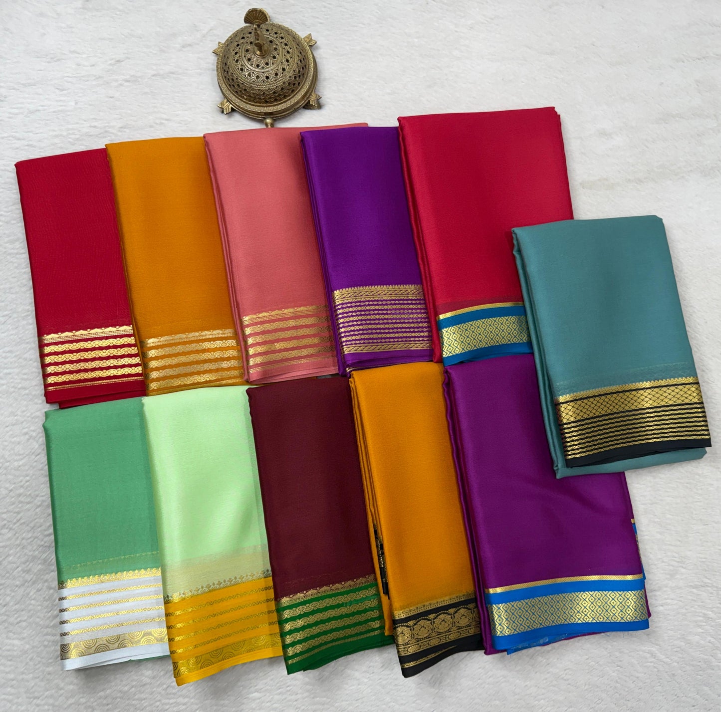 Pure mysore silk 60 count saree