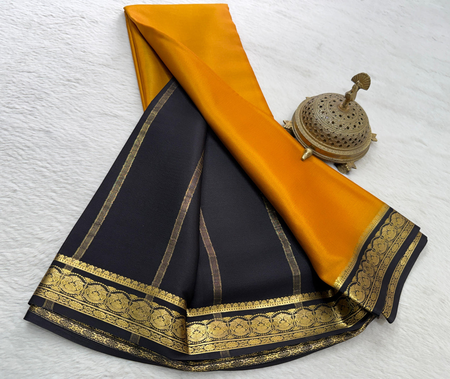 Pure mysore silk 60 count saree