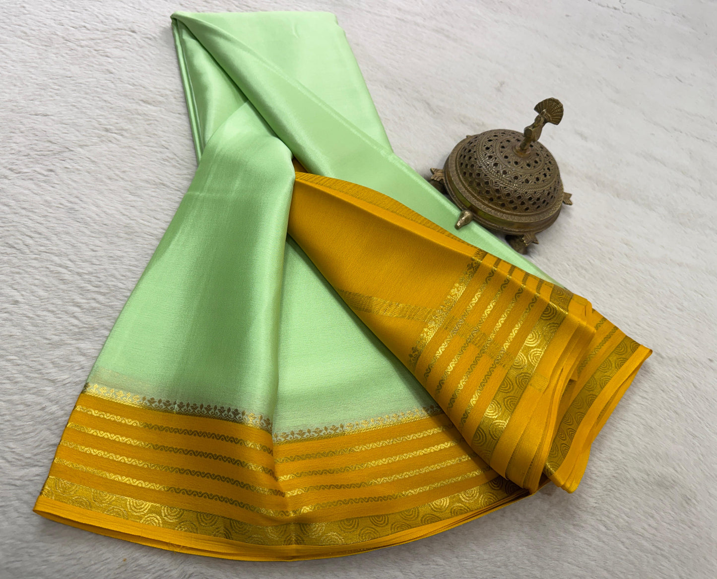 Pure mysore silk 60 count saree