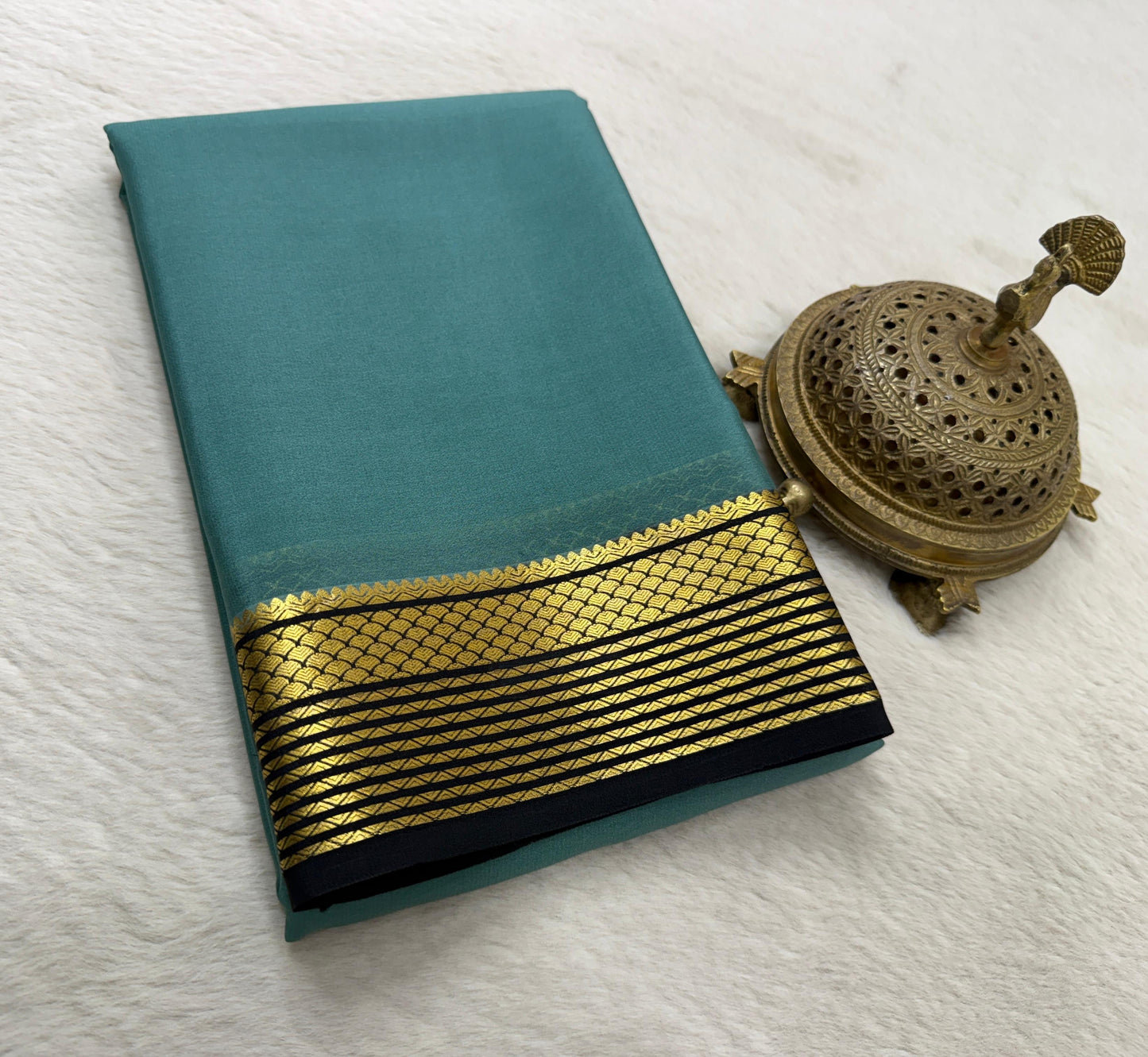 Pure mysore silk 60 count saree