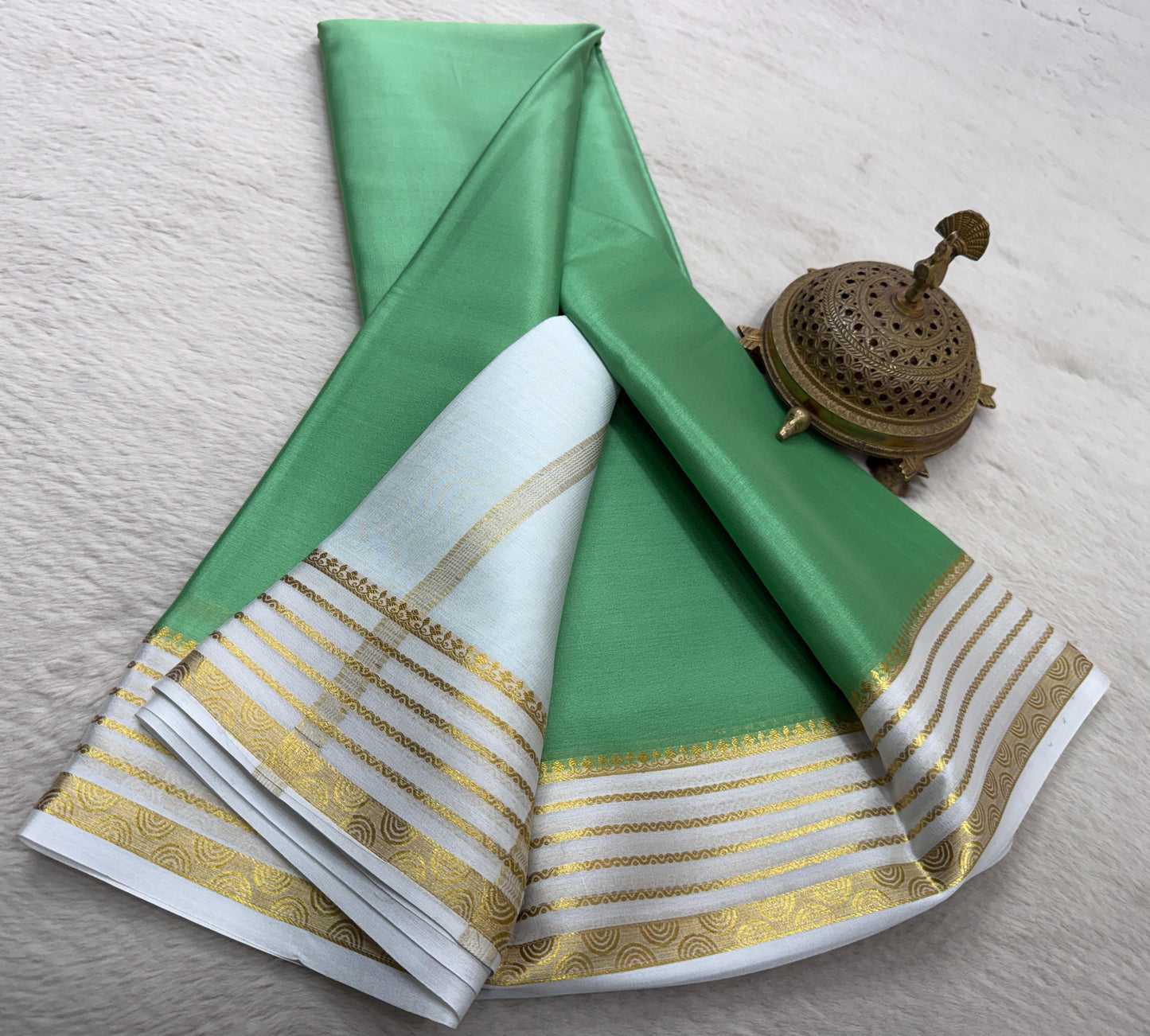 Pure mysore silk 60 count saree