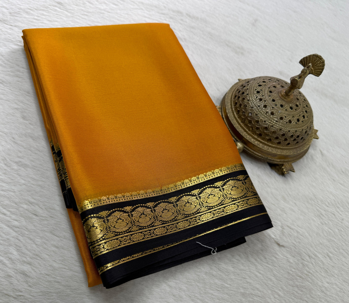 Pure mysore silk 60 count saree