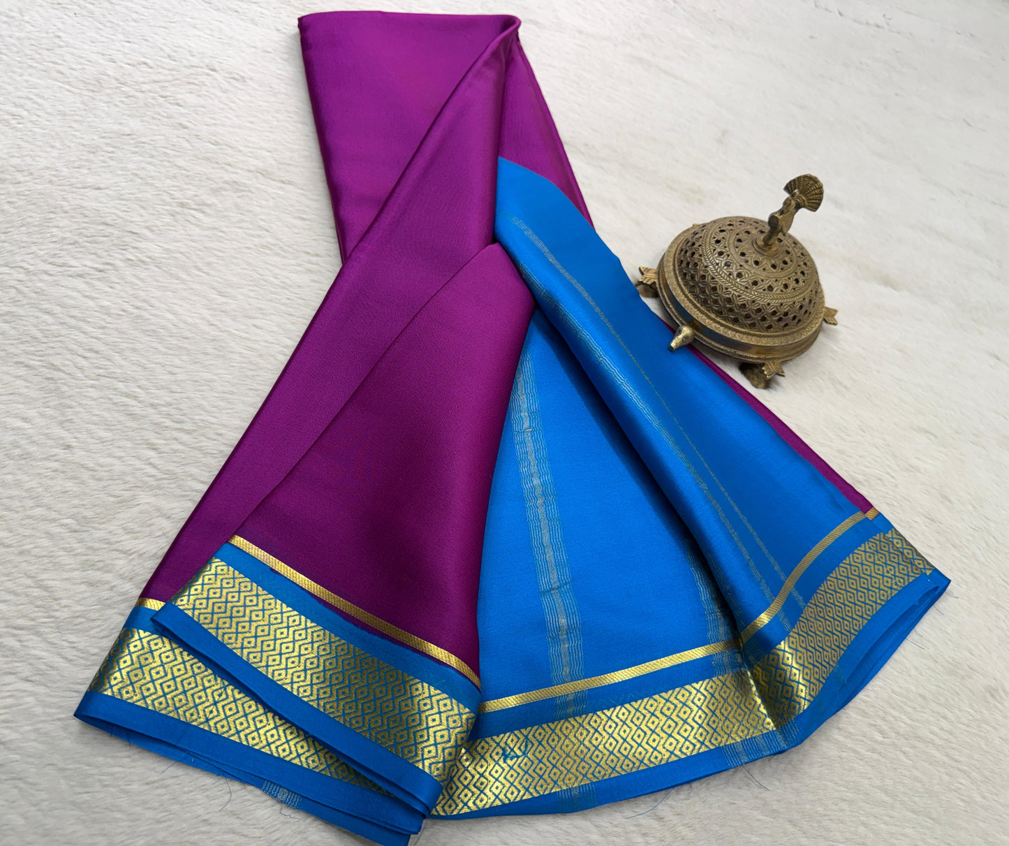 Pure mysore silk 60 count saree