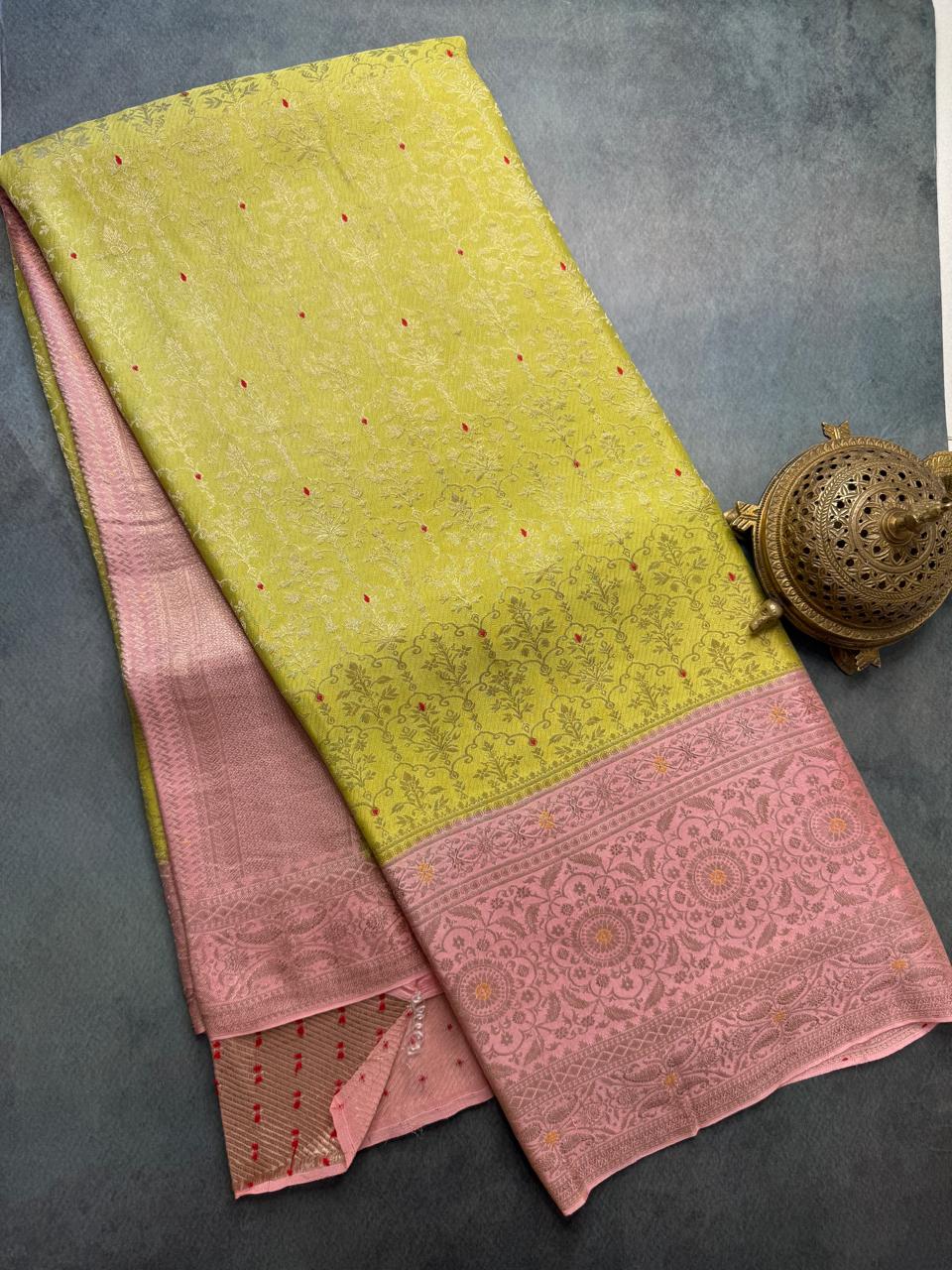 Pure Brocade Mysore Silk Saree