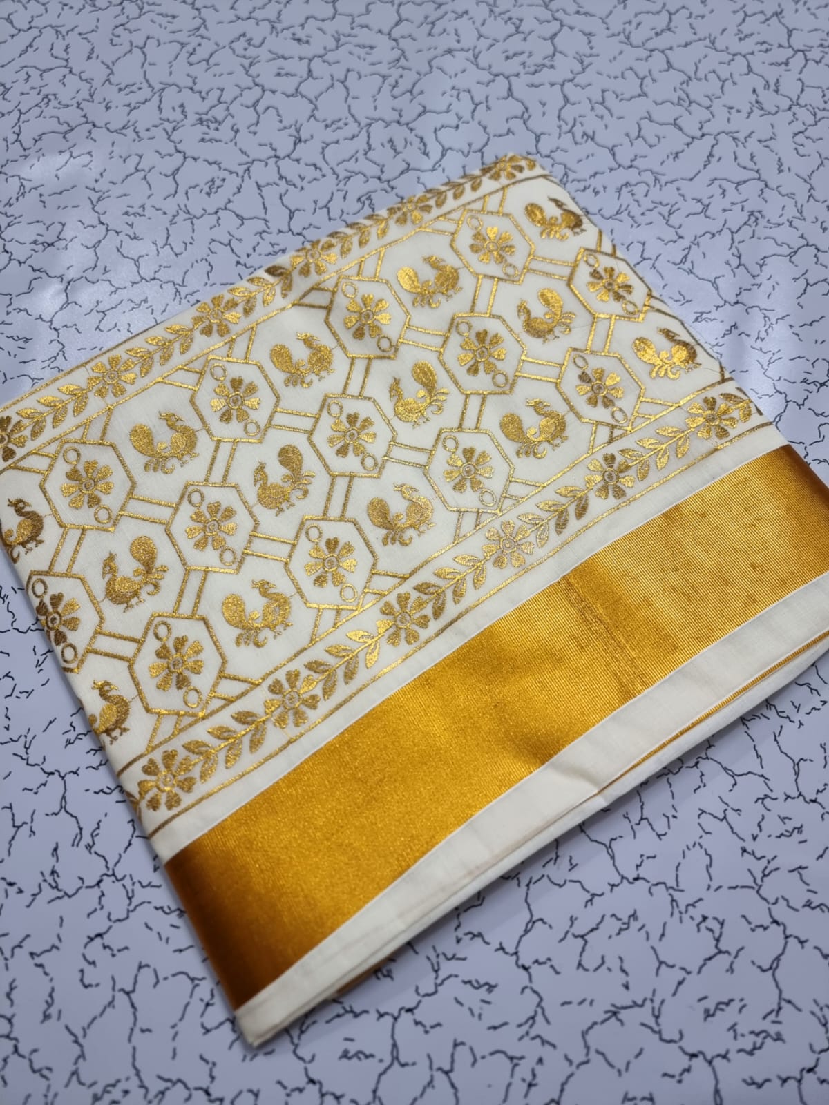 Kerala cotton saree