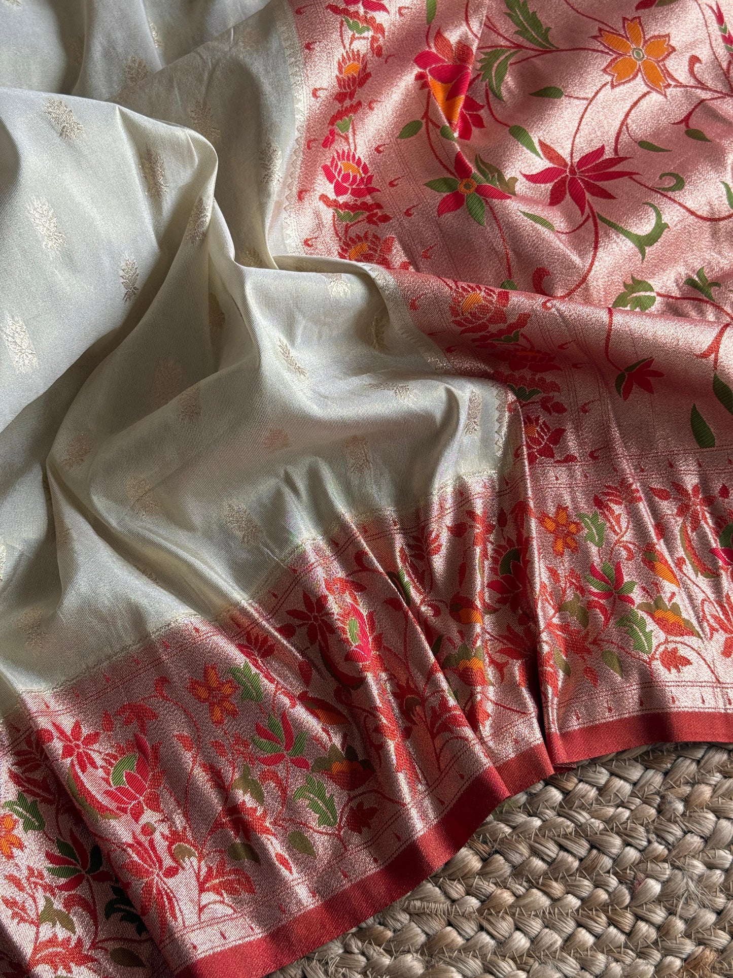 Paithani Tissue Zari Saree