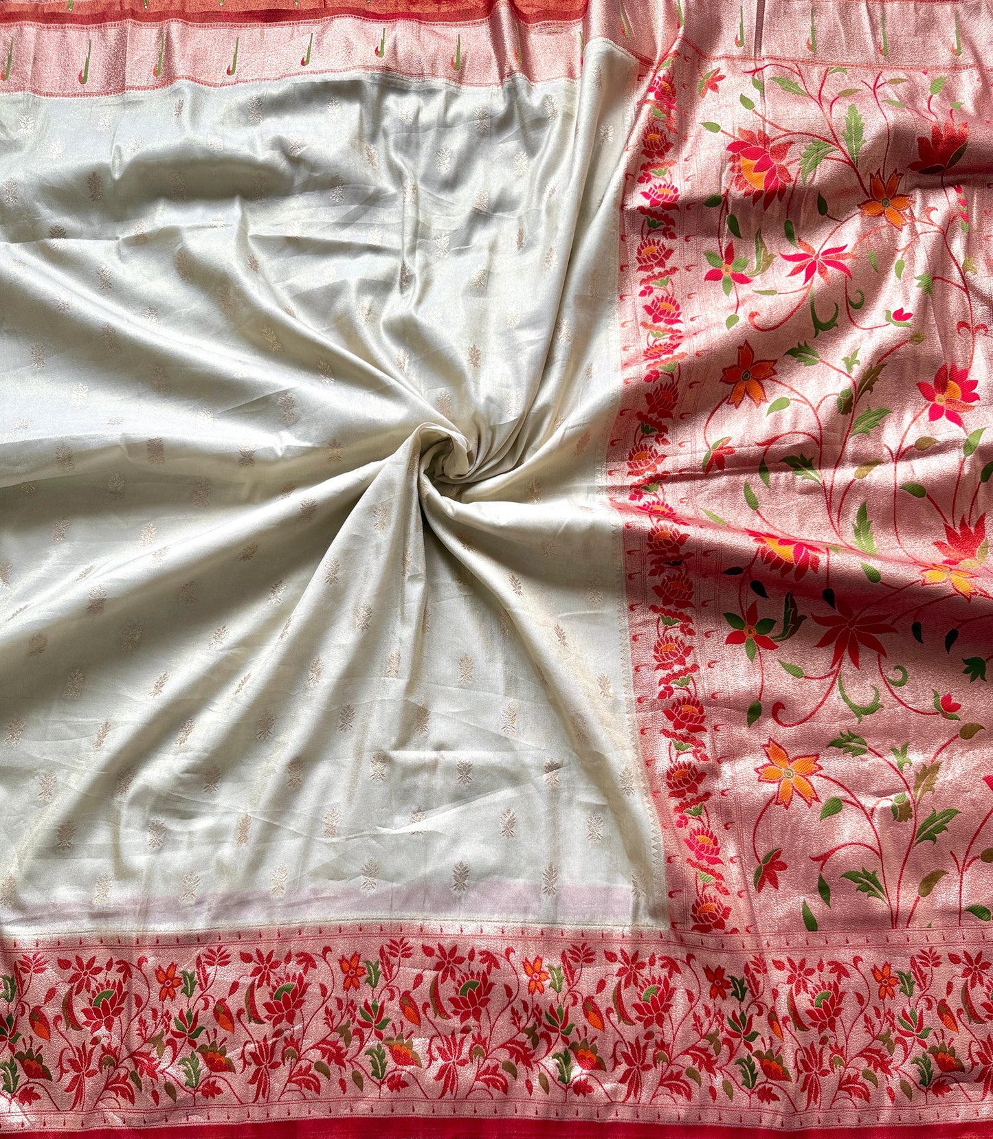 Paithani Tissue Zari Saree