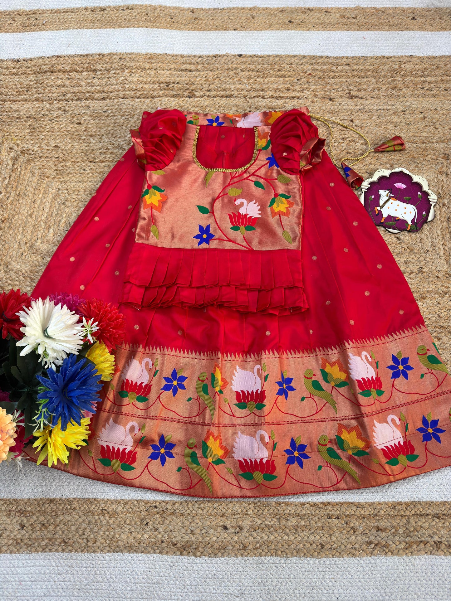 Paithani Silk Skirt and Top