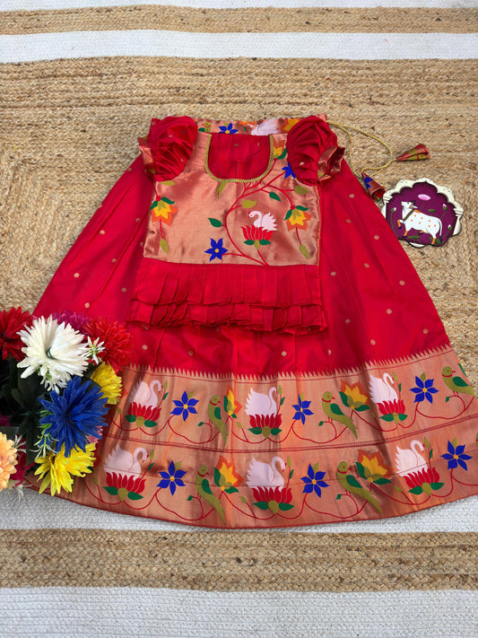 Paithani Silk Skirt and Top