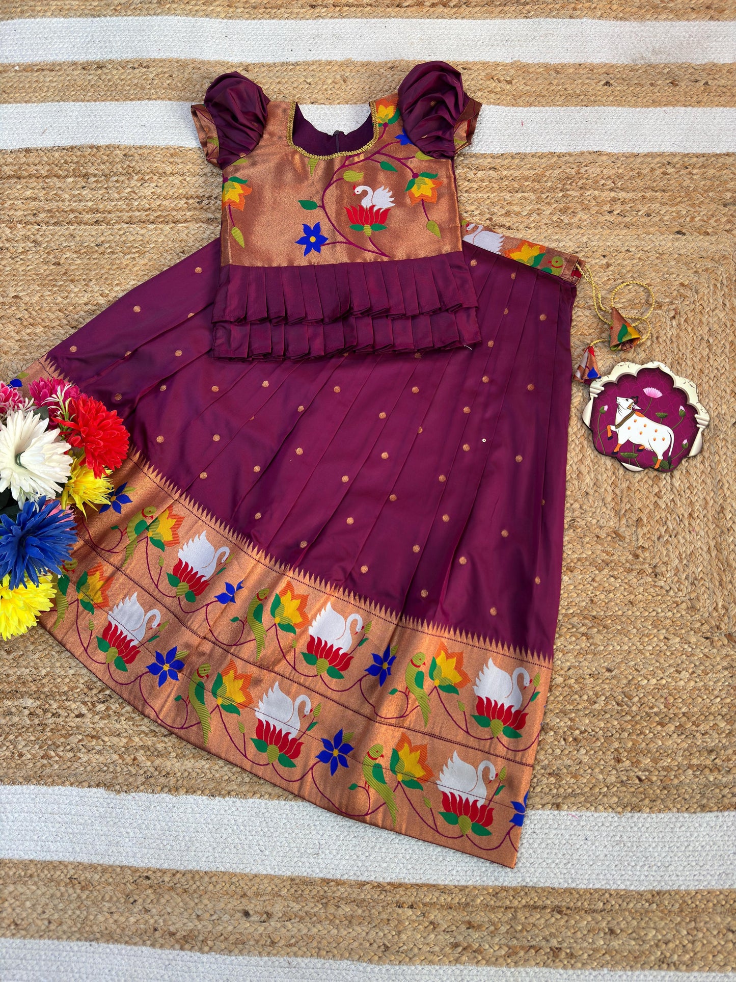 Paithani Silk Skirt and Top
