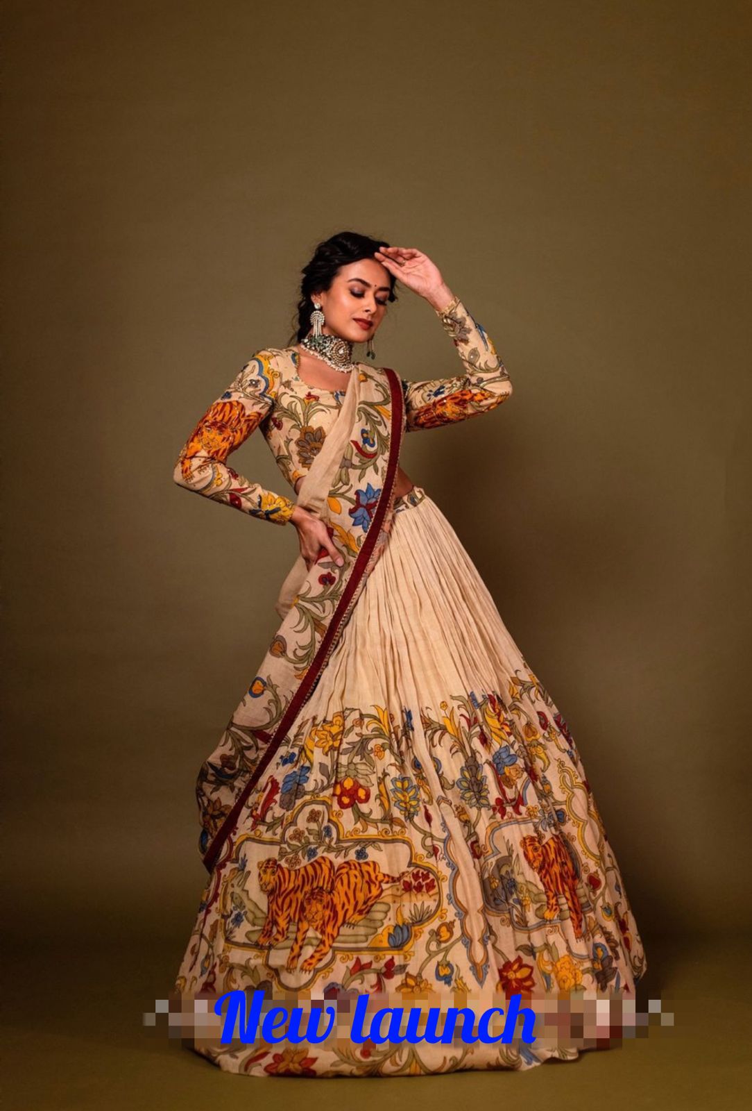 Kalamkari Print Lehenga choli