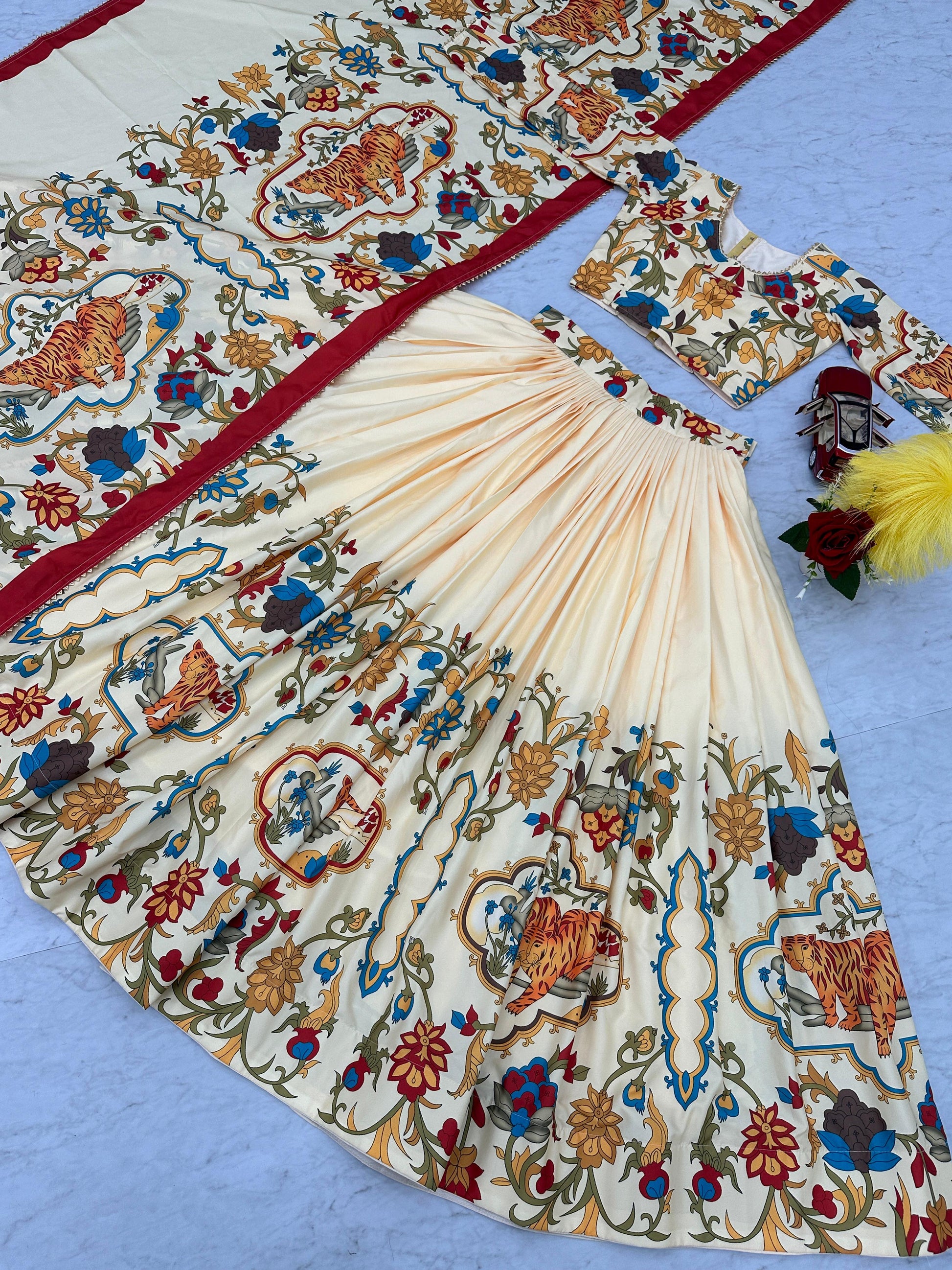 Kalamkari Print Lehenga choli