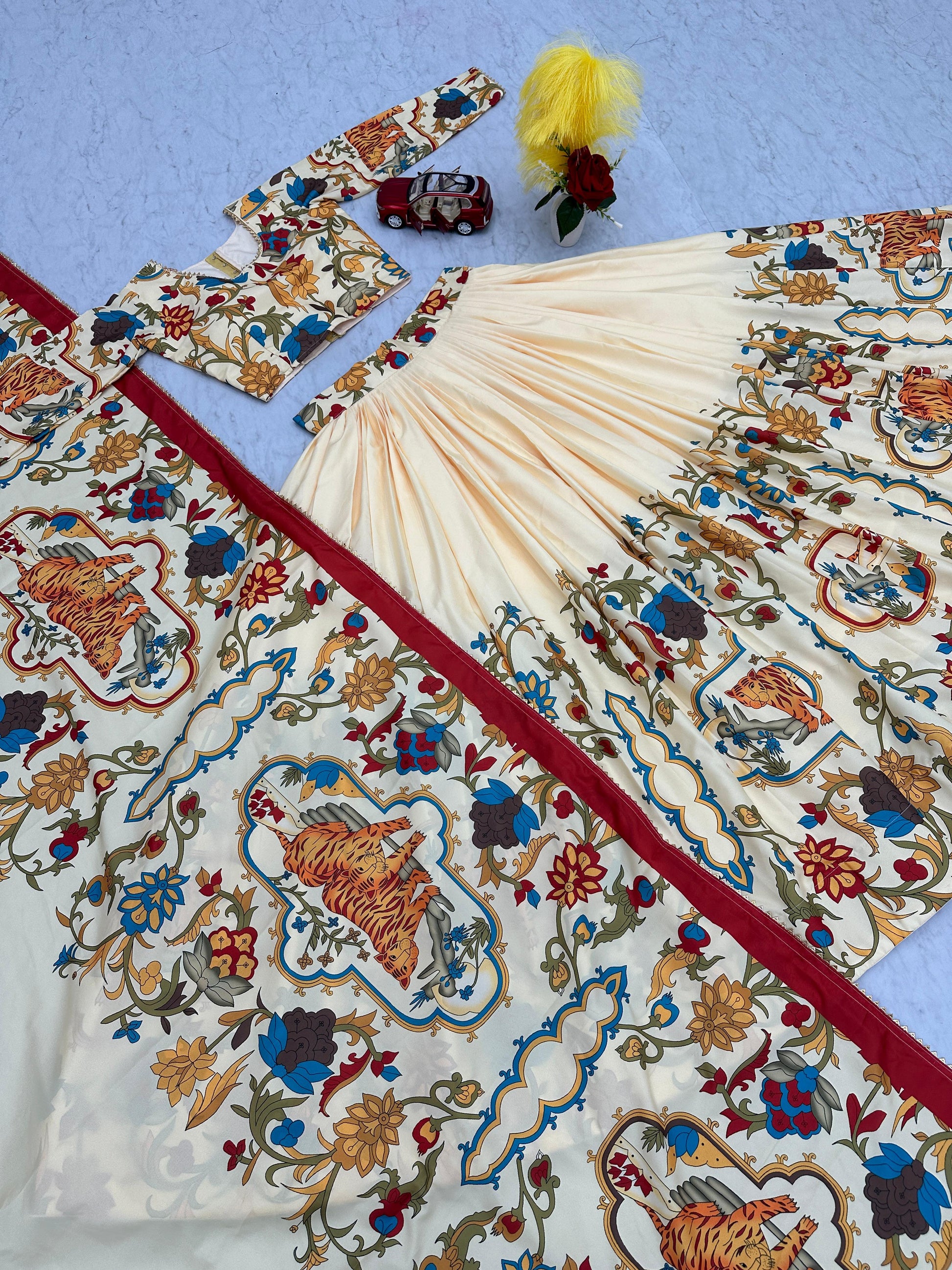 Kalamkari Print Lehenga choli