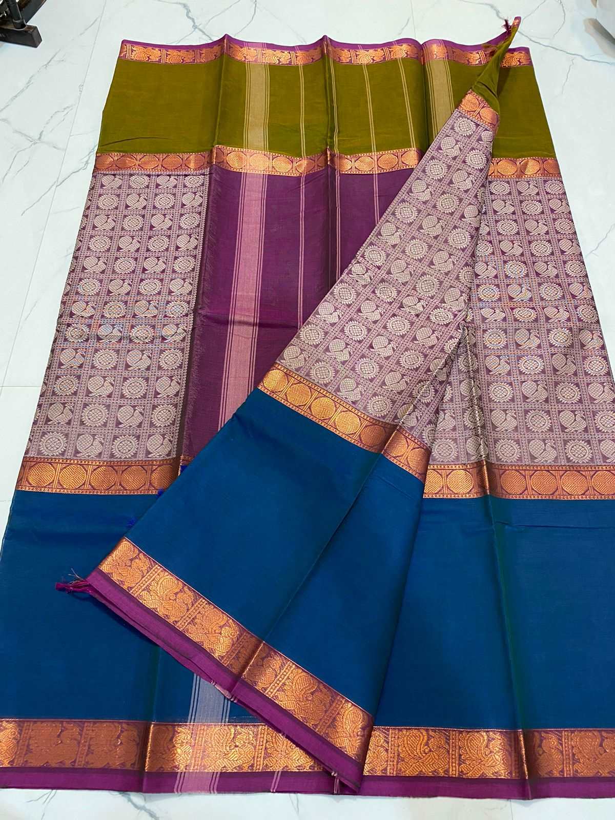 1000 butta kanchi cotton saree