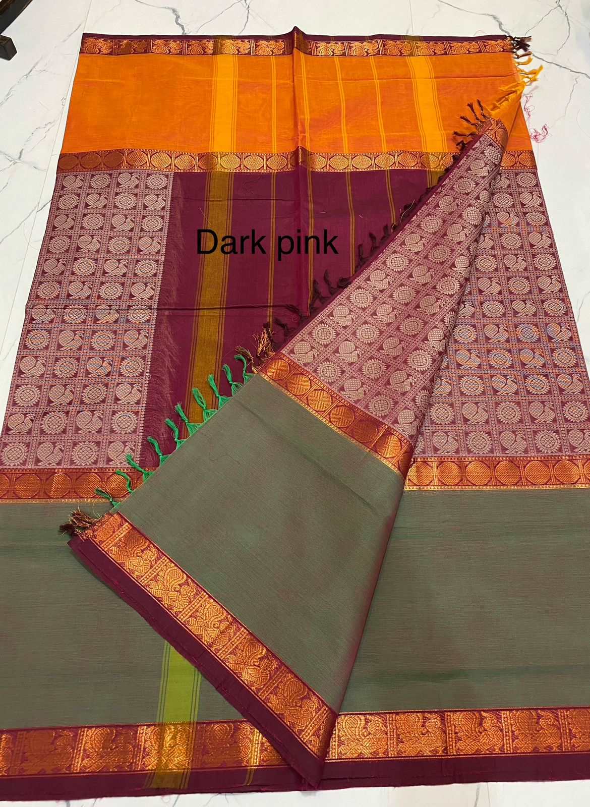 1000 butta kanchi cotton saree