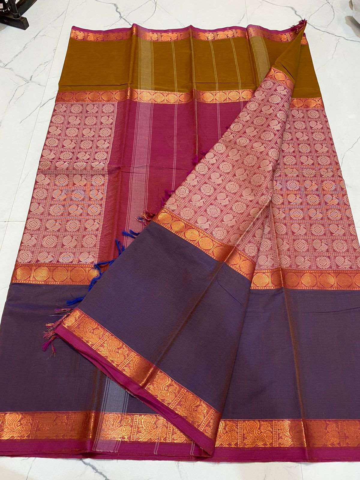 1000 butta kanchi cotton saree