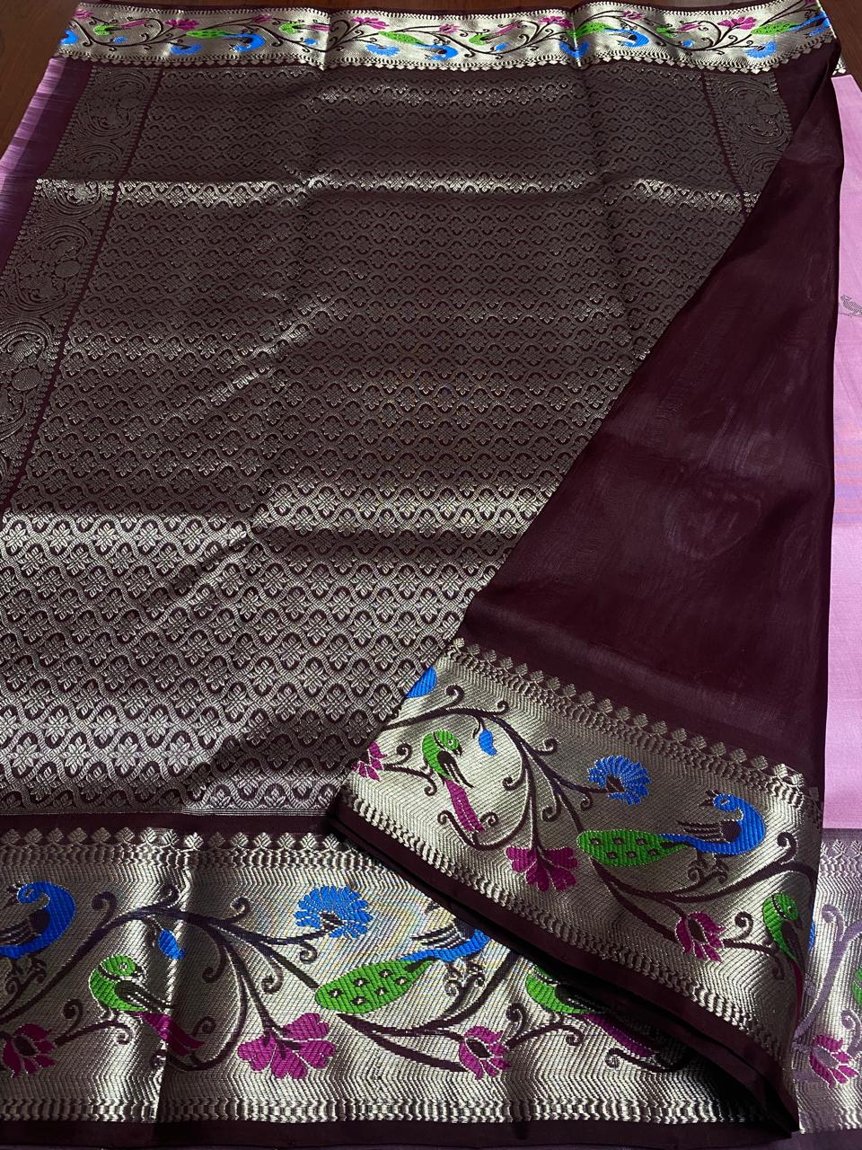 Classic Venkatagiri Handloom Pattu Silk Saree