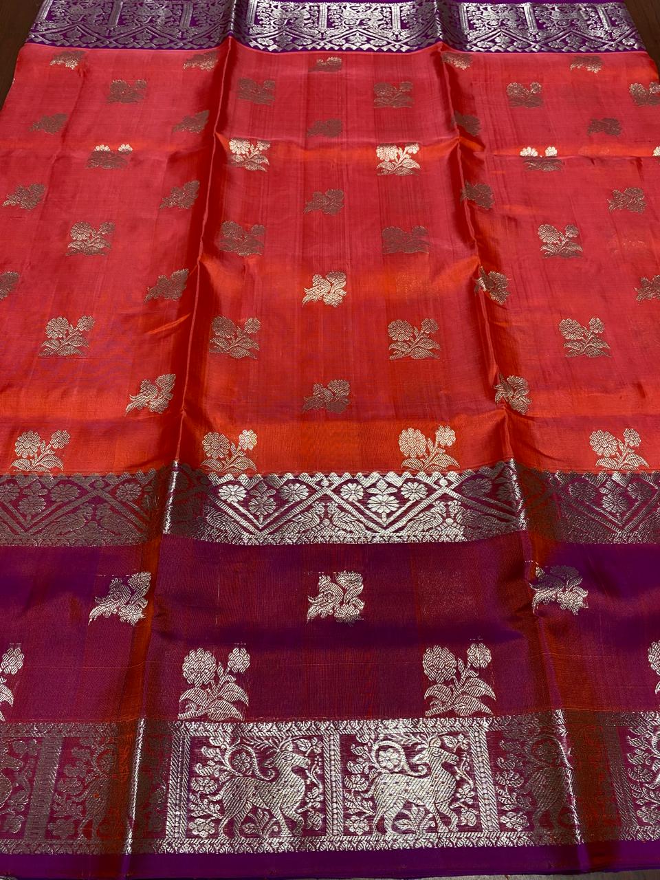 Handcrafted Pure Silk Venkatagiri Saree
