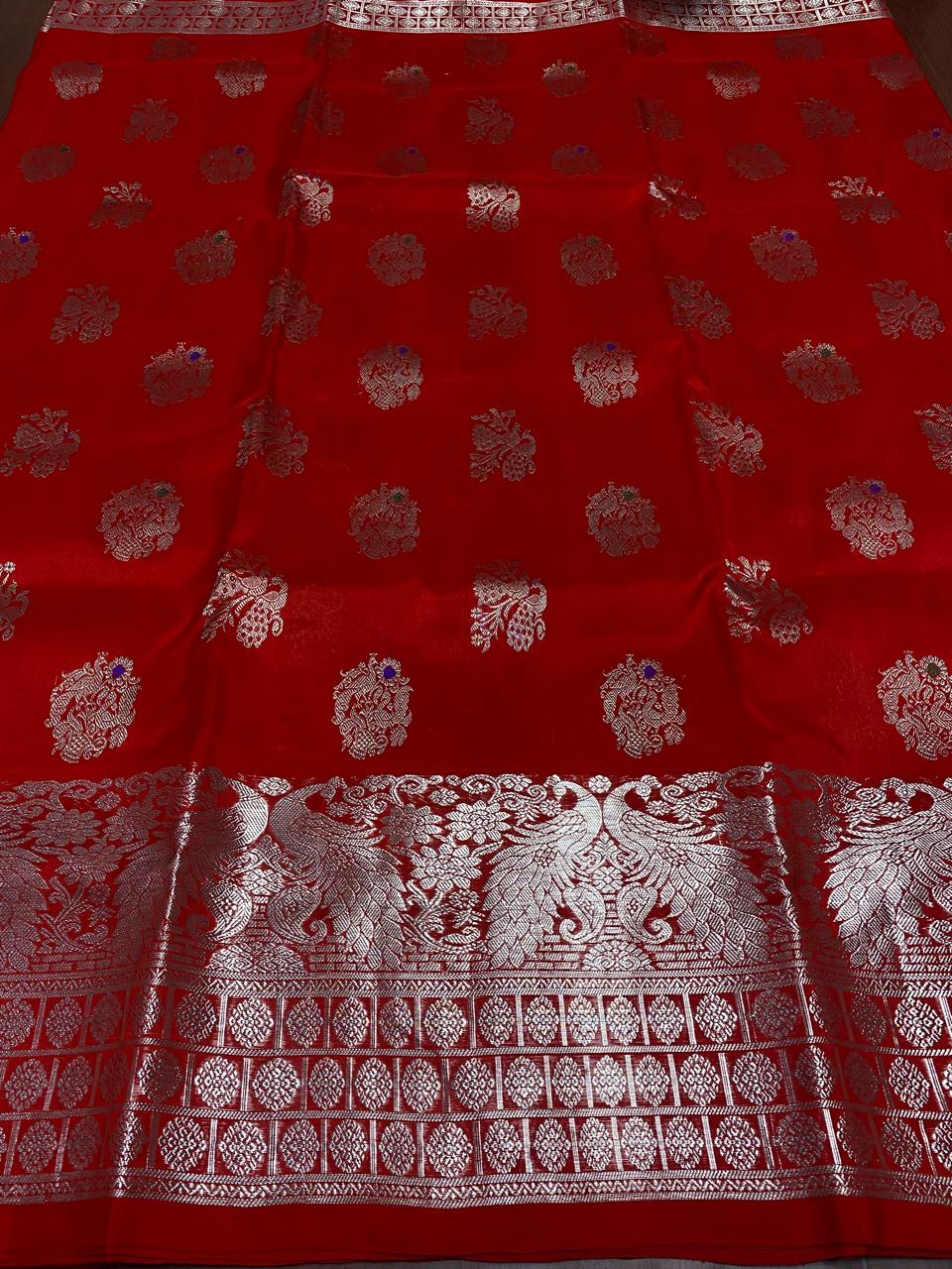 Classic Pure Venkatagiri Silk Handloom Saree