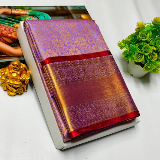 Vasthrakala Samuthrika Semi Silk Wedding Saree