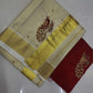 Aari work kerala tissue saree