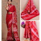 Ajrakh prints kolkata linen cotton saree