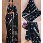 Ajrakh prints kolkata linen cotton saree