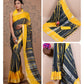 Ajrakh and Light Weight Linen Cotton Saree