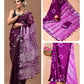 Ajrakh and Light Weight Linen Cotton Saree