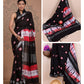 Ajrakh printed saree