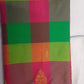 Arani kovai paalum pazhamum multi color checked pattu saree