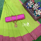 Arani pattu silky soft contrast border saree