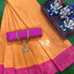 Arani pattu silky soft contrast border saree