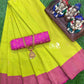 Arani pattu silky soft contrast border saree