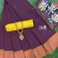 Arani pattu silky soft contrast border saree