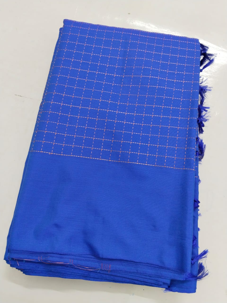 Arani pattu soft silky checked saree