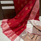 Banarasi Alfa Butta Soft Silk Saree